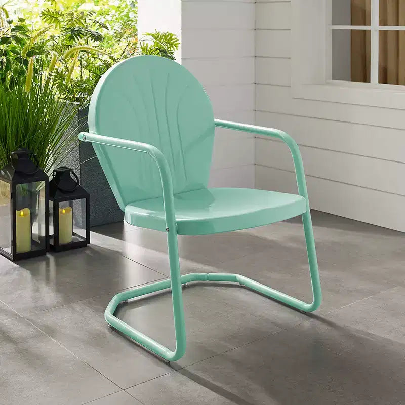 Fauteuil de terrasse en métal