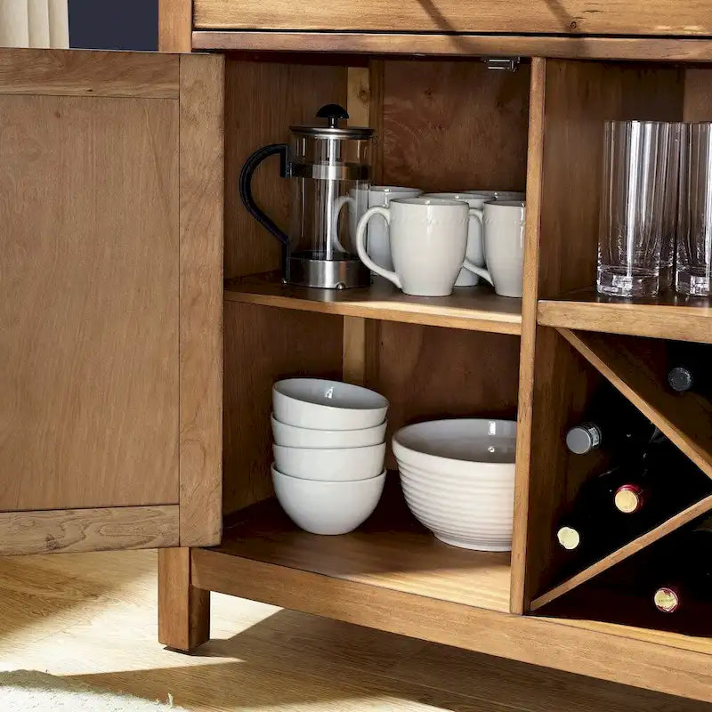 Buffet Crosley Roots en finition naturelle - 52 L x 18 P x 36 H
