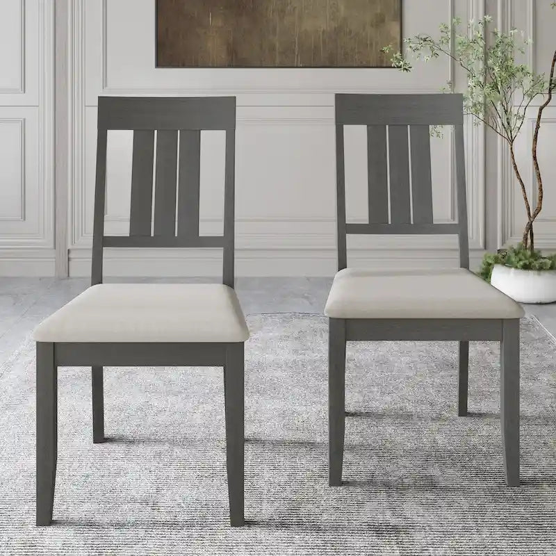 Ensemble de salle à manger classique 7 pièces en bois CraftPorch