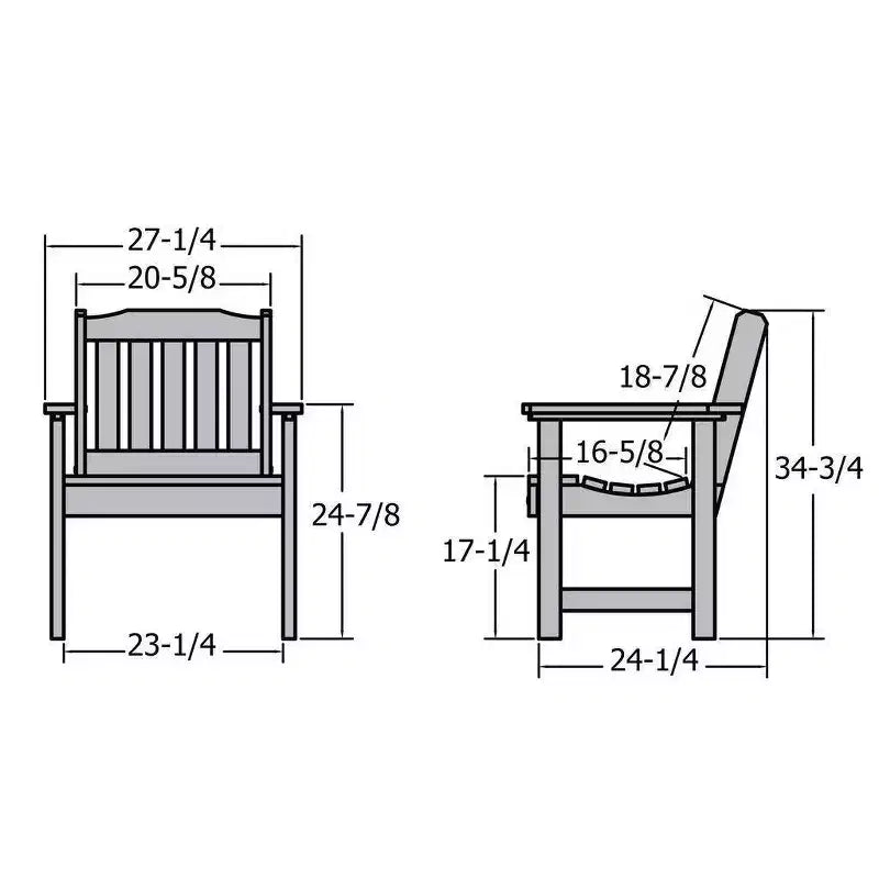 Chaise de jardin Lehigh - highwood