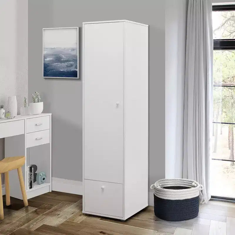 Armoire de rangement Corry de Kings Brand Furniture, blanc