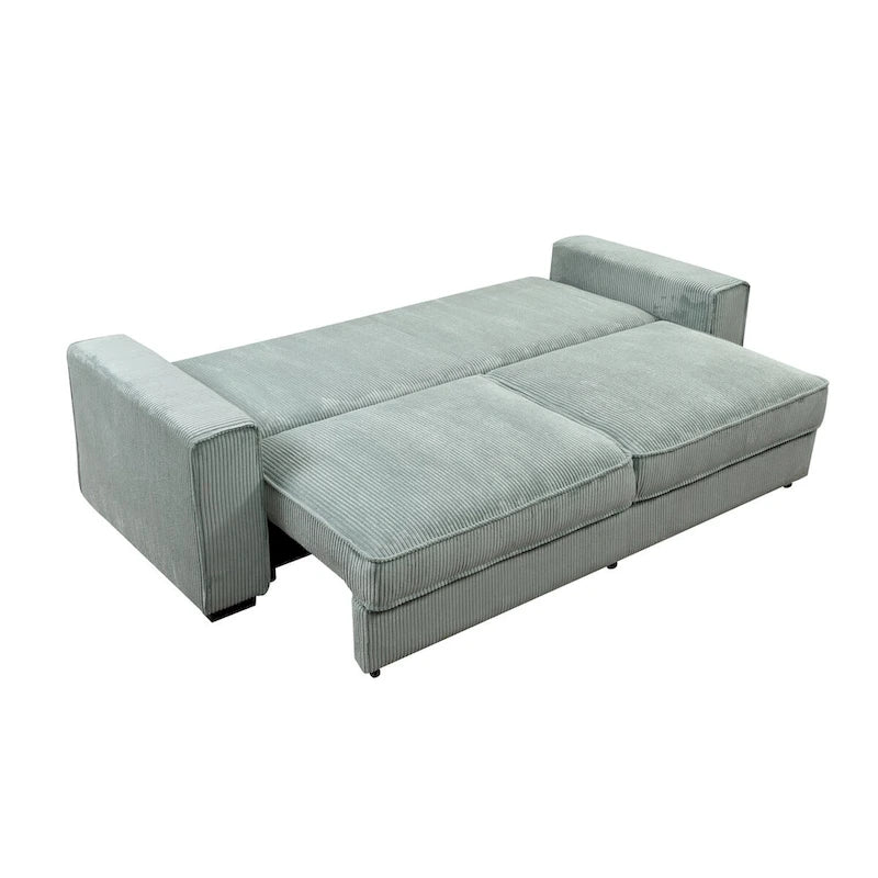 Roomfitters Grand canapé-lit avec rangement, mobilier de canapé moderne à 3 places, canapé rembourré pour petits espaces