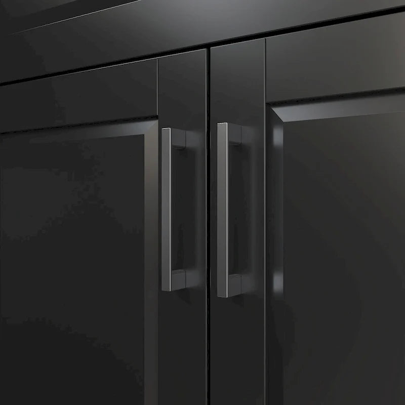 Meuble d'angle de cuisine efficace, îlot de cuisine en L : Grand espace de rangement avec tiroirs à glissière fluide, comptoir UV