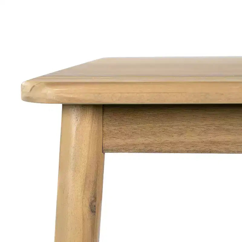 Ensemble de salle à manger d'extérieur rustique Christopher Knight Home Irene 9 pièces en bois d'acacia avec chaises à dossier incurvé et coussins