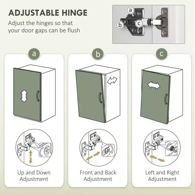71 Armoire de cuisine, armoire de rangement haute avec support pour micro-ondes, buffet de cuisine moderne, 3 étagères réglables pour salon, salle à manger