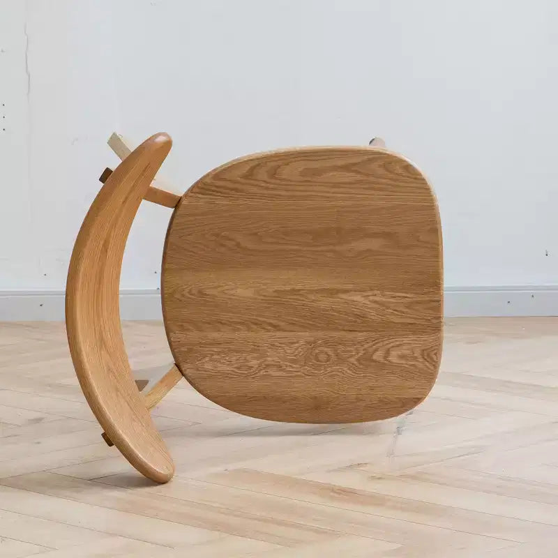 MAYEERTY Lot de 4 chaises de salle à manger en bois massif, chaises en bois naturel pour cuisine, salle à manger, salon