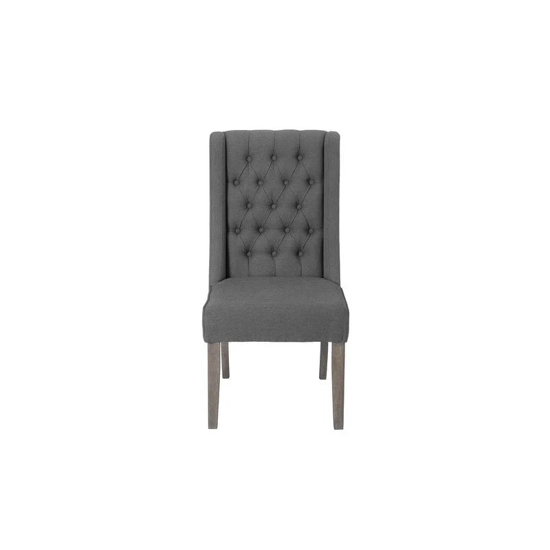 Ensemble de salle à manger extensible gris rustique 9 pièces Best Quality Furniture
