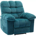 Fauteuil inclinable manuel, fauteuil inclinable ergonomique en tissu respirant avec poches latérales, canapé individuel, adapté au salon et à la chambre à coucher