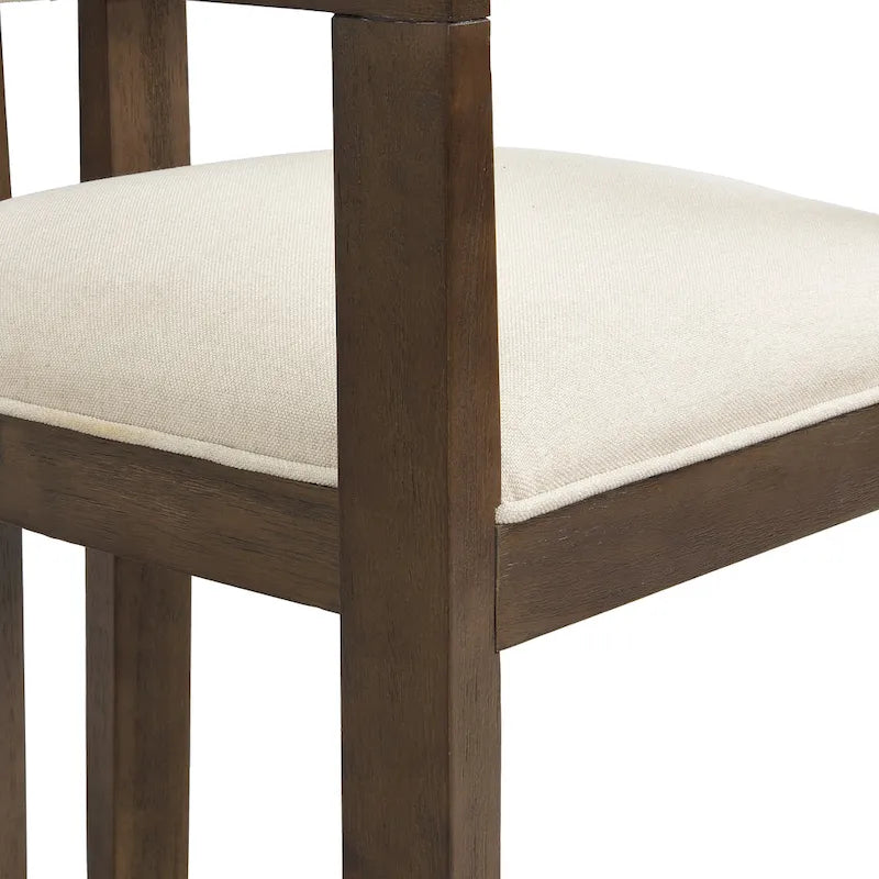 Chaise de salle à manger moderne sophistiquée Conrad avec accoudoirs par Christopher Knight Home