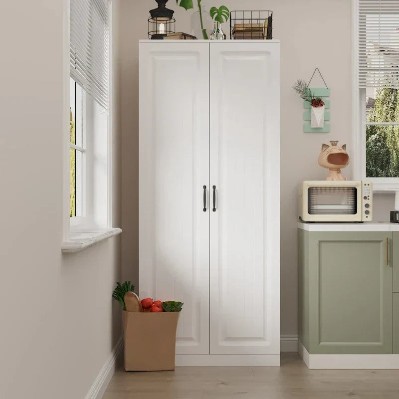 Organisateur de cuisine polyvalent : Meuble compact de 80 cm avec rangement intelligent