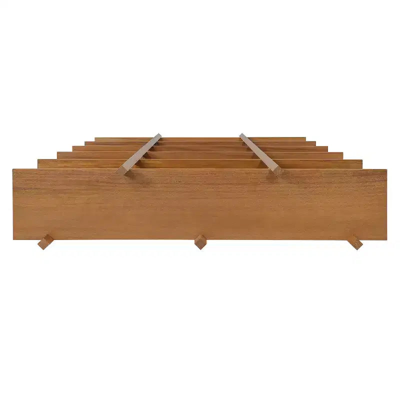 Christopher Knight Home Elliot Étagère de rangement moderne à 6 niveaux en bois avec étagères ouvertes