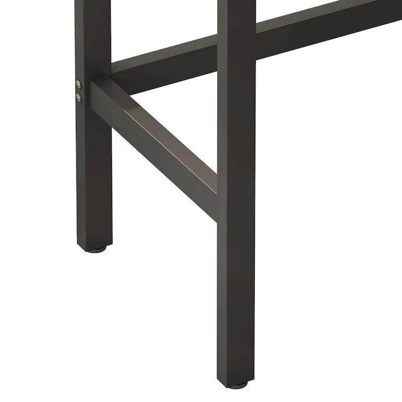 Ensemble table de bar et 3 tabourets