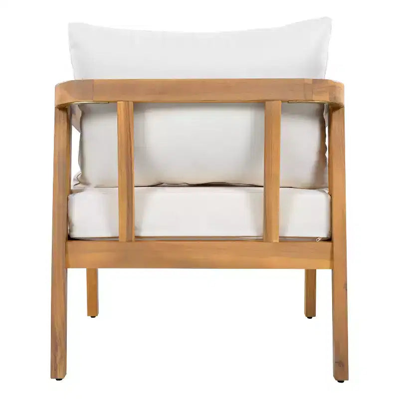Christopher Knight Home Sunny Salon de jardin moderne 5 pièces en acacia avec table rectangulaire à lattes et 7 places