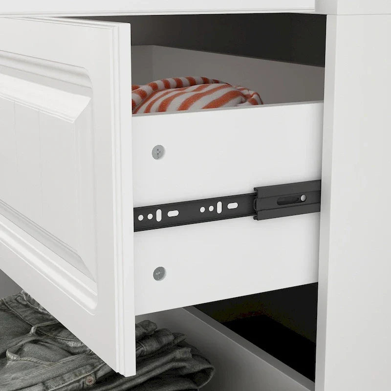 93.9H/74.2H Armoires Penderie Placard Rangement avec Tiroirs