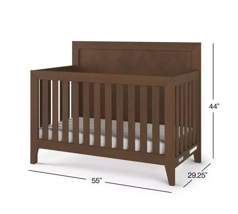 Ensemble de chambre de bébé 3 pièces Child Craft Kieran comprenant un lit de bébé convertible 4-en-1, une commode double et une commode