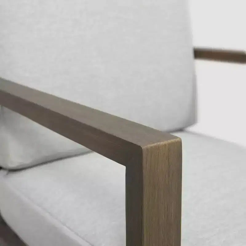 Fauteuil club belge 2 places en bois d'acacia - Christopher Knight Home