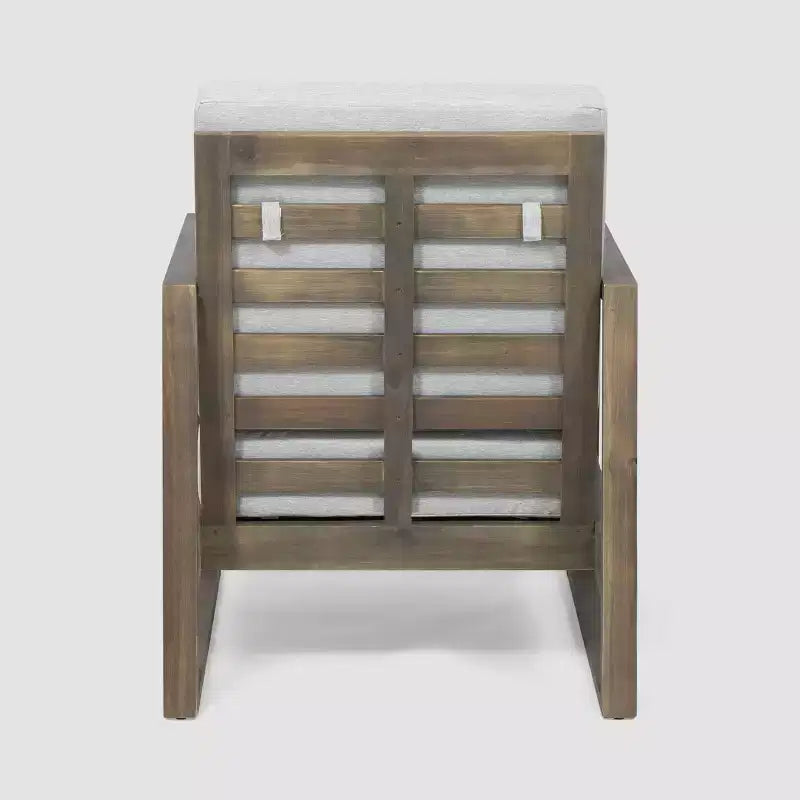 Fauteuil club belge 2 places en bois d'acacia - Christopher Knight Home