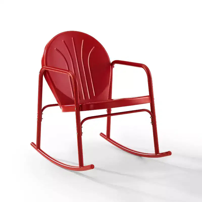 Lot de 2 fauteuils à bascule Griffith en métal - Crosley