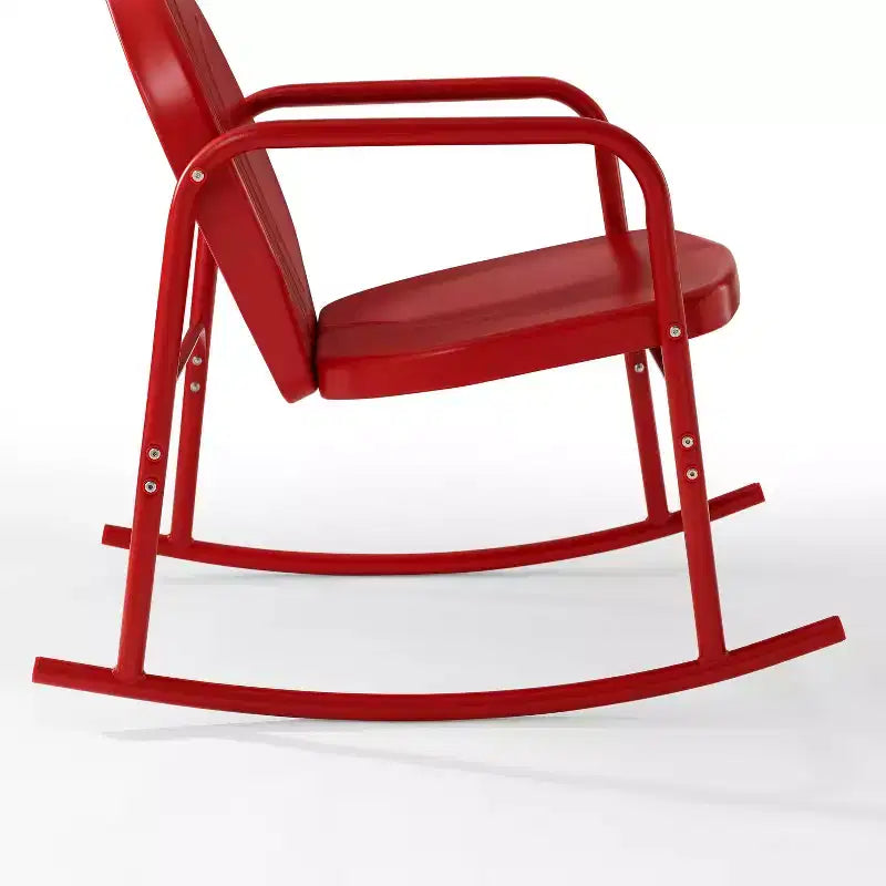 Lot de 2 fauteuils à bascule Griffith en métal - Crosley