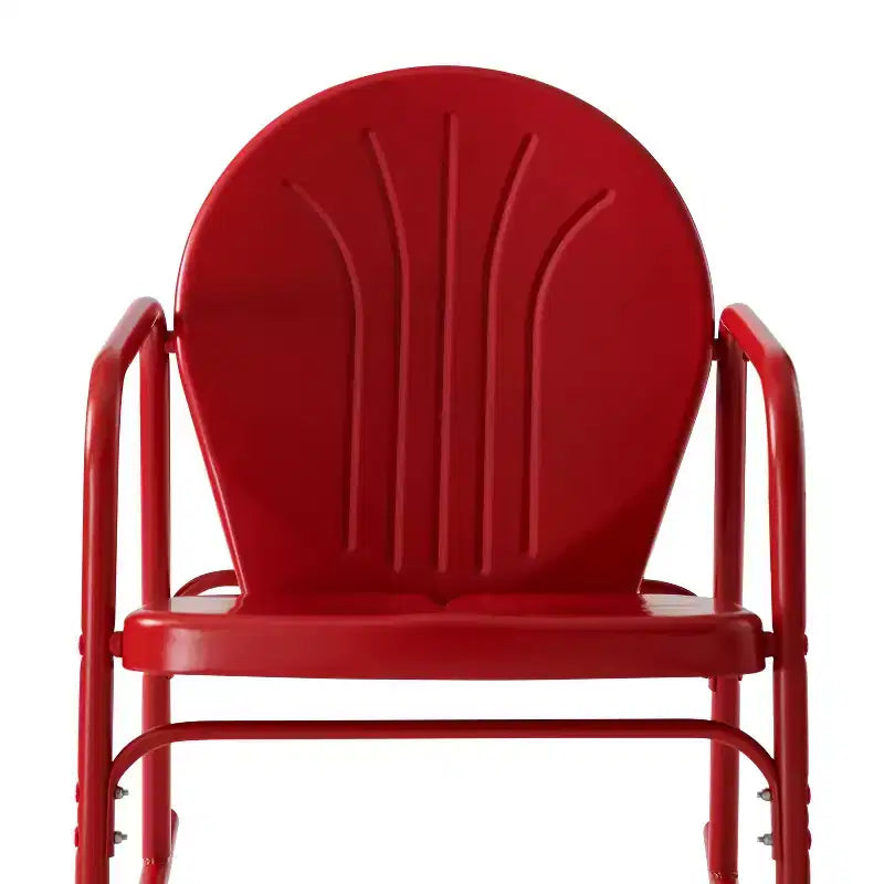 Lot de 2 fauteuils à bascule Griffith en métal - Crosley