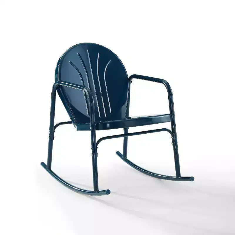Lot de 2 fauteuils à bascule Griffith en métal - Crosley