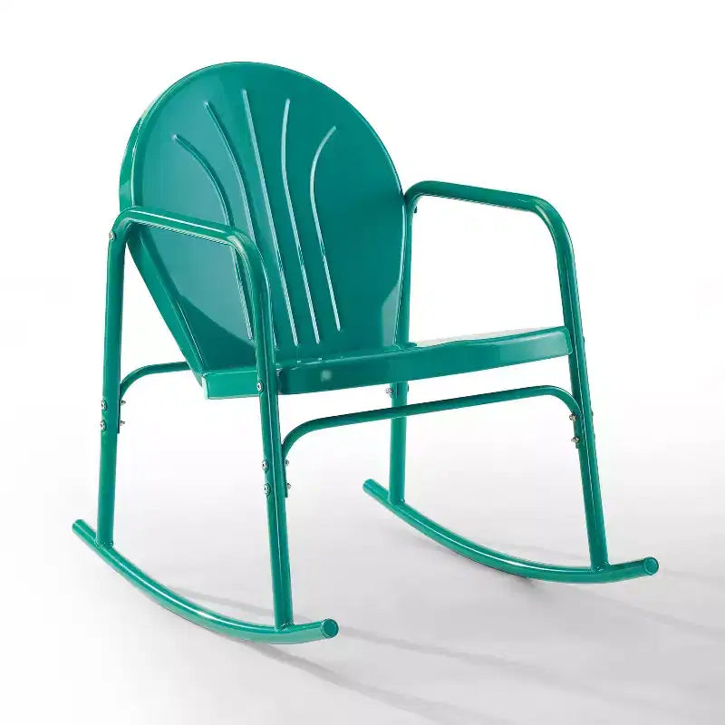 Lot de 2 fauteuils à bascule Griffith en métal - Crosley
