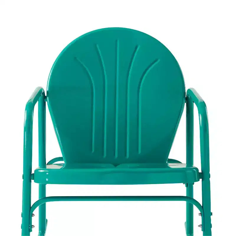 Lot de 2 fauteuils à bascule Griffith en métal - Crosley