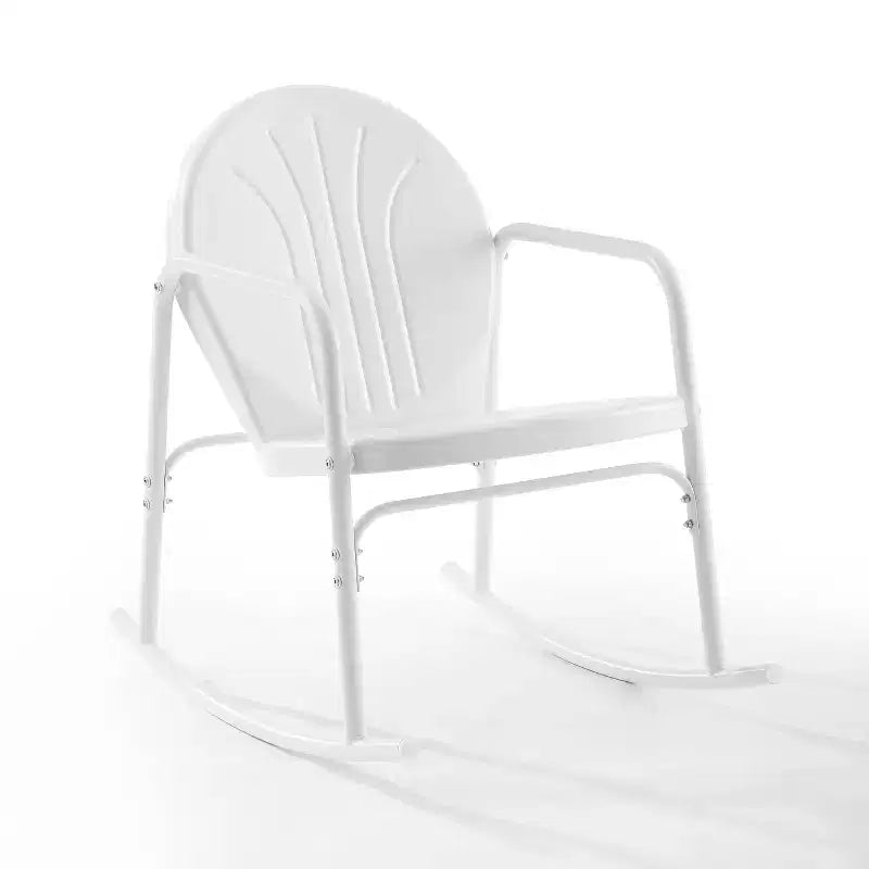 Lot de 2 fauteuils à bascule Griffith en métal - Crosley