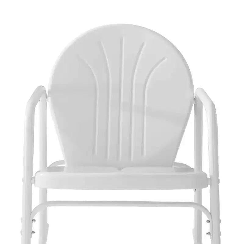 Lot de 2 fauteuils à bascule Griffith en métal - Crosley