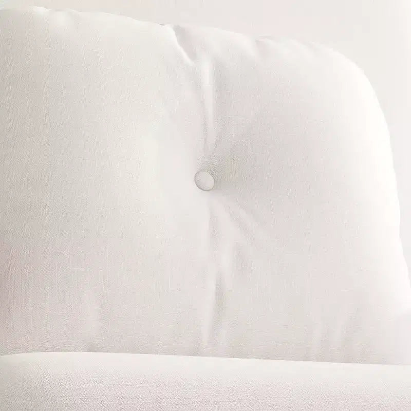 Canapé-lit pliant 3-en-1 convertible en fauteuil - Dossier réglable sur 5 positions avec oreiller, lit d'appoint peu encombrant pour salon, chambre et bureau (Blanc)