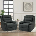 Fauteuil inclinable manuel classique et traditionnel, ensemble de 2