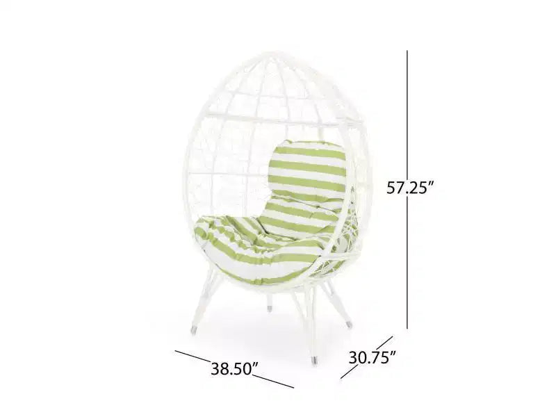 Chaise suspendue Gianni Wicker Teardrop - Christopher Knight Home