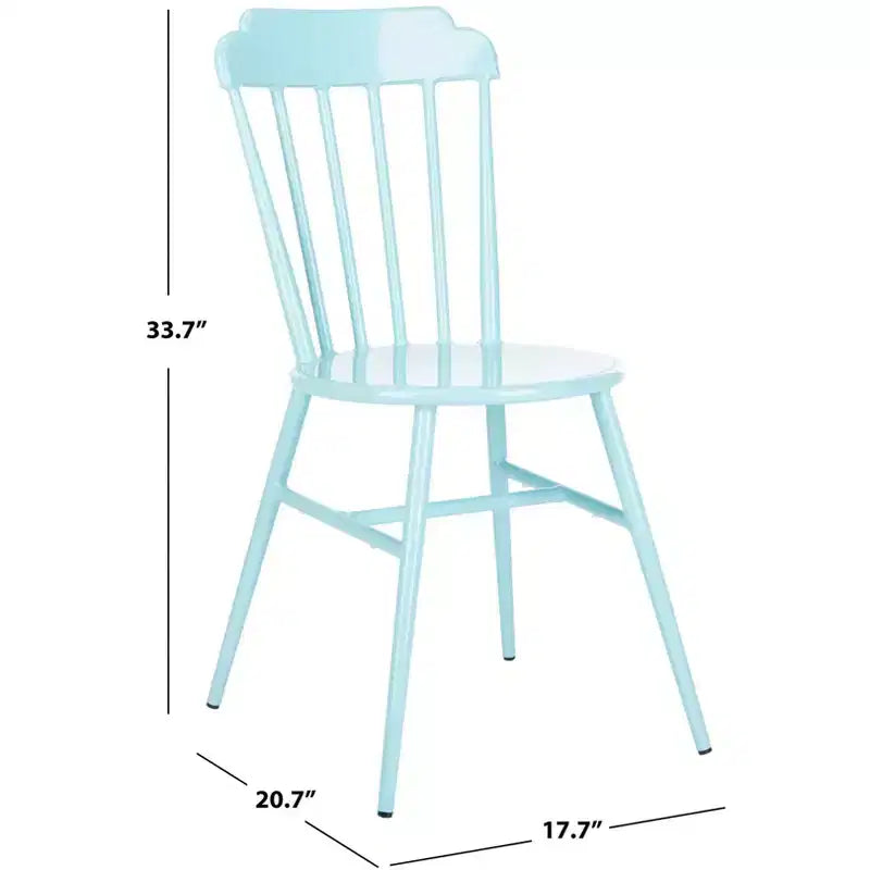 Chaise d'appoint empilable Broderick intérieure/extérieure (ensemble de 2) - PAT3004 - Safavieh