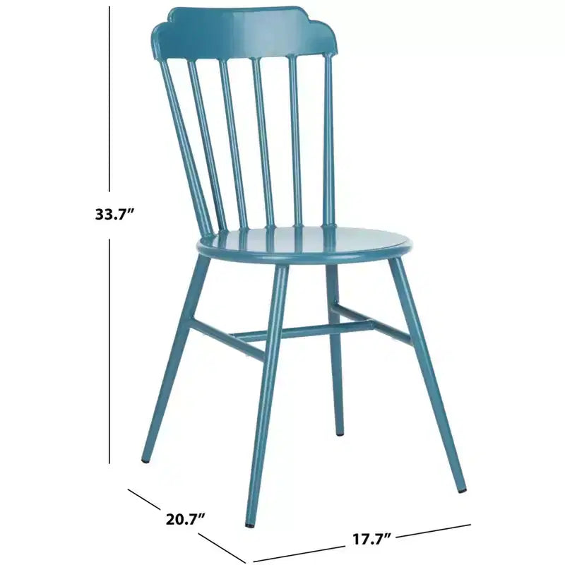 Chaise d'appoint empilable Broderick intérieure/extérieure (ensemble de 2) - PAT3004 - Safavieh