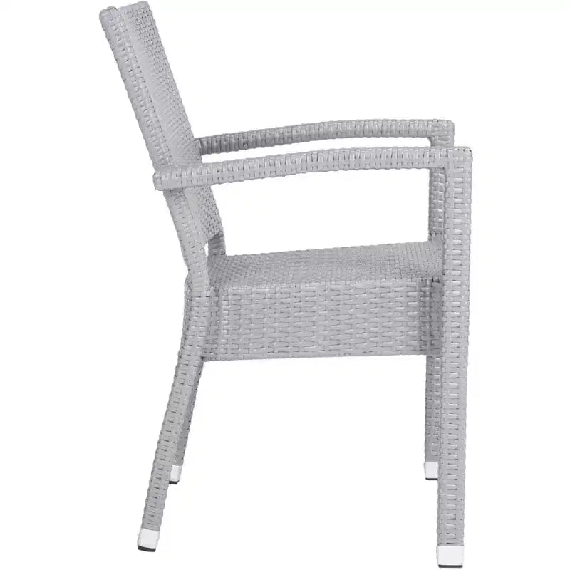 Kelda Chaise empilable intérieur/extérieur (lot de 2) - PAT4004 - Safavieh