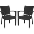 Kelda Stackable Arm Chair Indoor/Outdoor (Set of 2) - PAT4004 - Safavieh