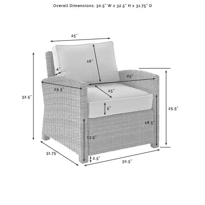 Fauteuil d'extérieur Bradenton - Crosley