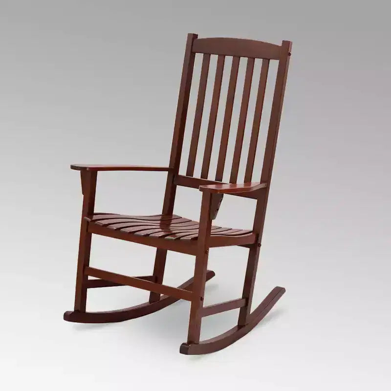 Sonoma Lane Southlake - Ensemble de 2 fauteuils à bascule de véranda en bois d'acajou
