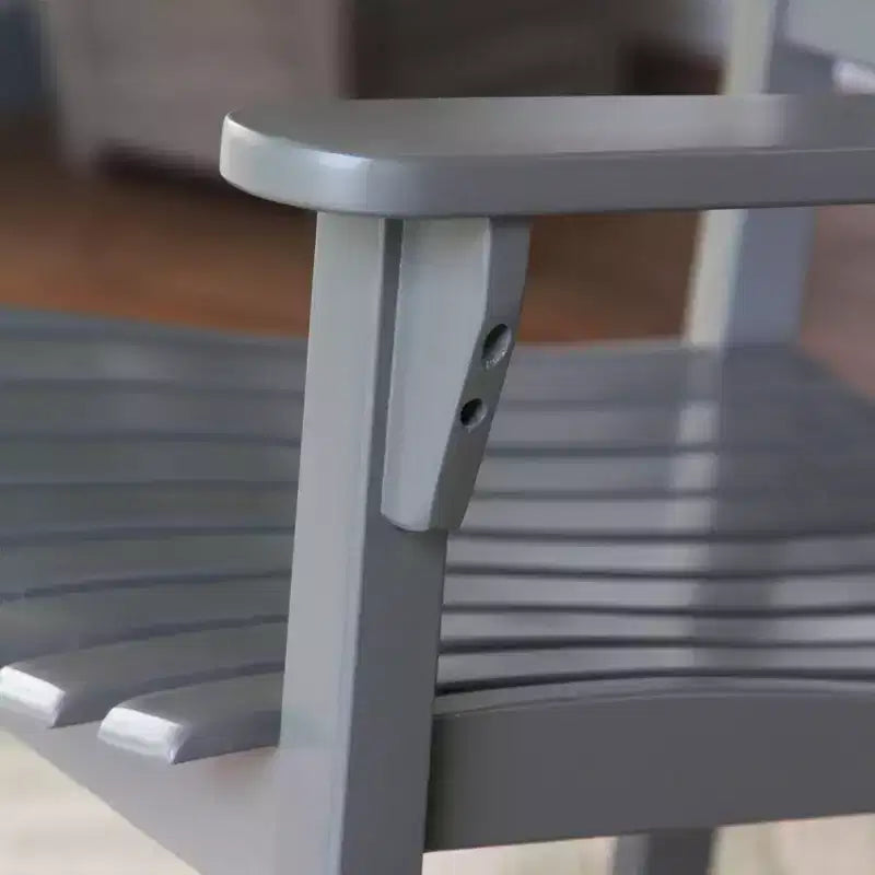 Sonoma Lane Southlake - Ensemble de 2 fauteuils à bascule de véranda en bois d'acajou