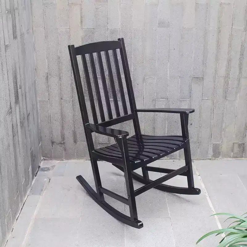 Sonoma Lane Southlake - Ensemble de 2 fauteuils à bascule de véranda en bois d'acajou