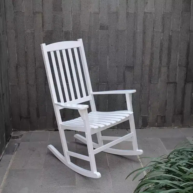 Sonoma Lane Southlake - Ensemble de 2 fauteuils à bascule de véranda en bois d'acajou