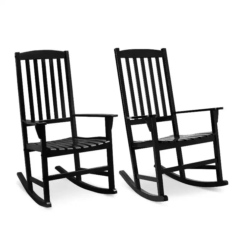 Sonoma Lane Southlake 2pc Mahogany Wood Porch Rocking Chair Set
