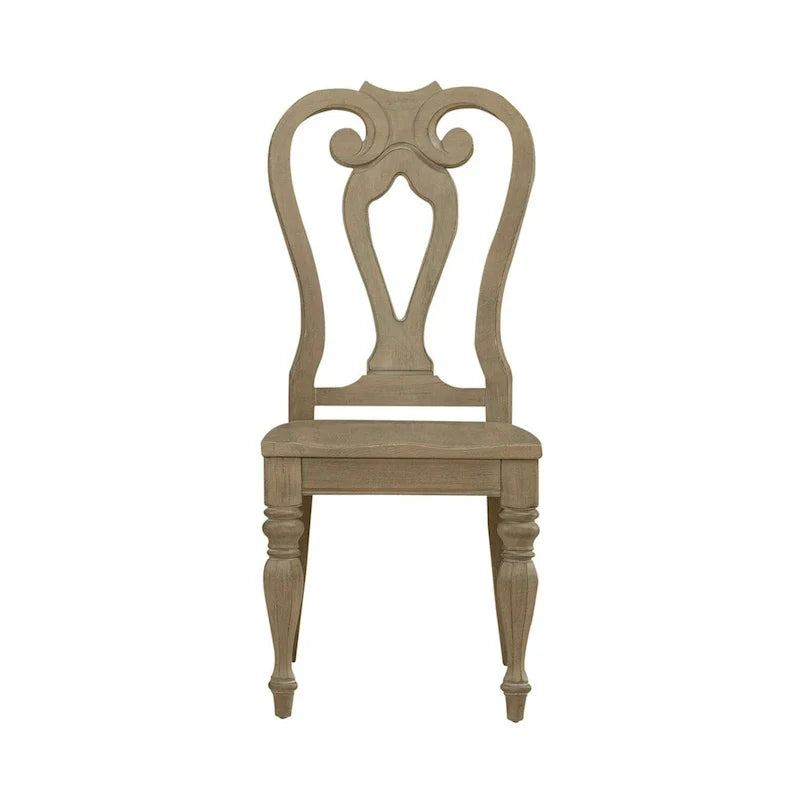 Chaise d'appoint à dossier droit Splat de Magnolia Manor (lot de 2)
