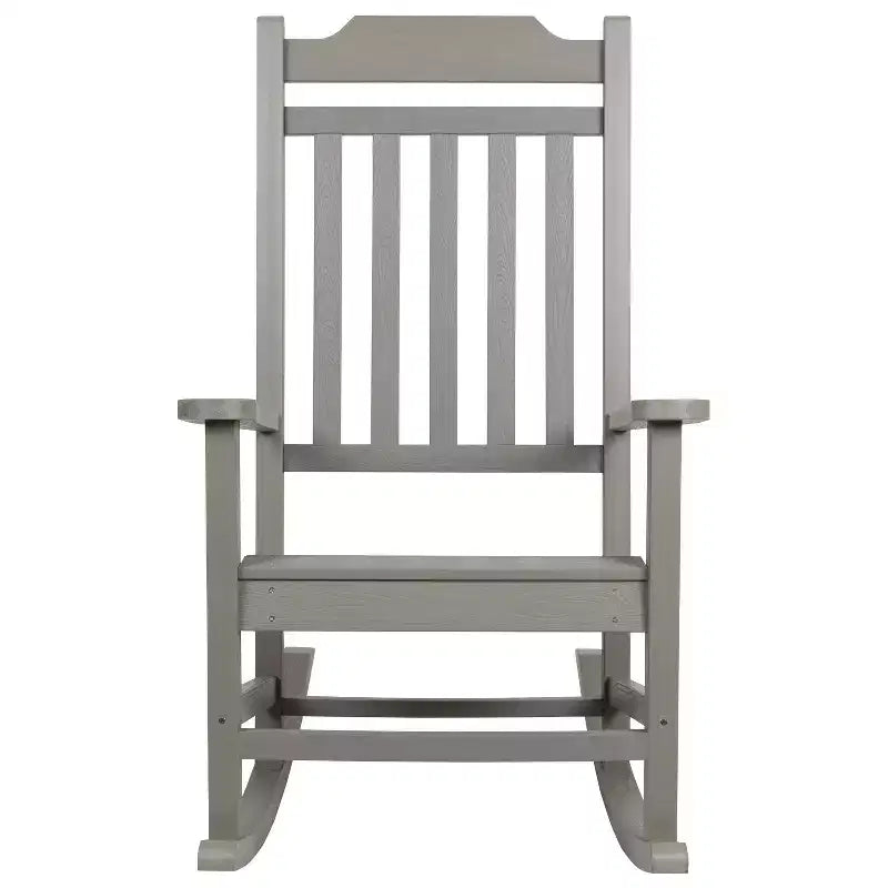 Merrick Lane Lot de 2 chaises à bascule en résine pour intérieur/extérieur