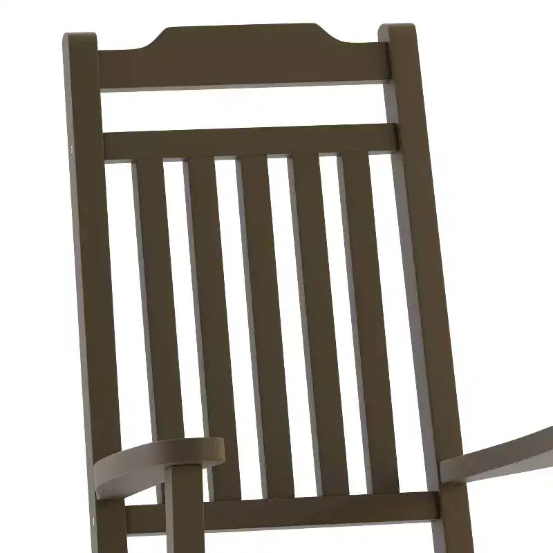 Merrick Lane Lot de 2 chaises à bascule en résine pour intérieur/extérieur
