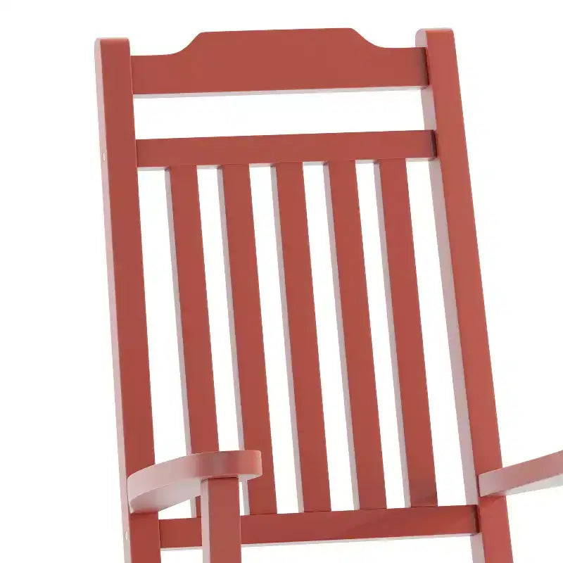 Merrick Lane Lot de 2 chaises à bascule en résine pour intérieur/extérieur