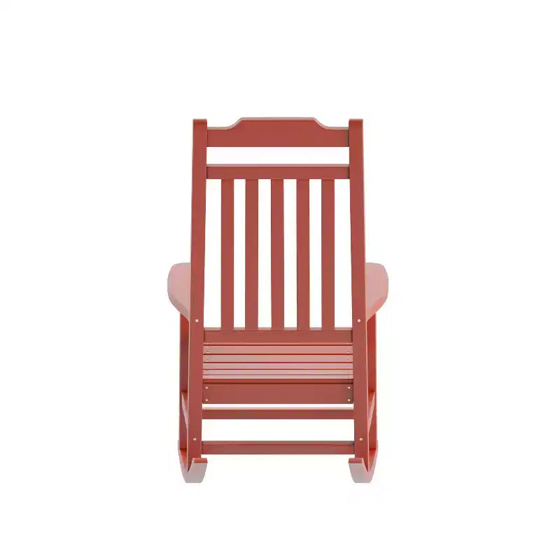Merrick Lane Lot de 2 chaises à bascule en résine pour intérieur/extérieur