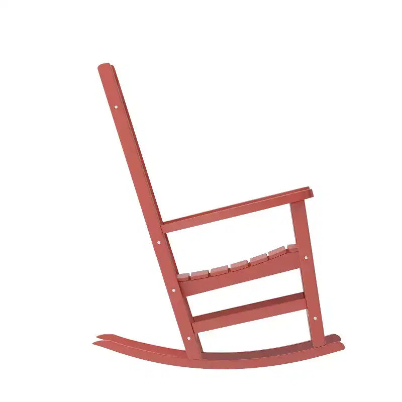 Merrick Lane Lot de 2 chaises à bascule en résine pour intérieur/extérieur