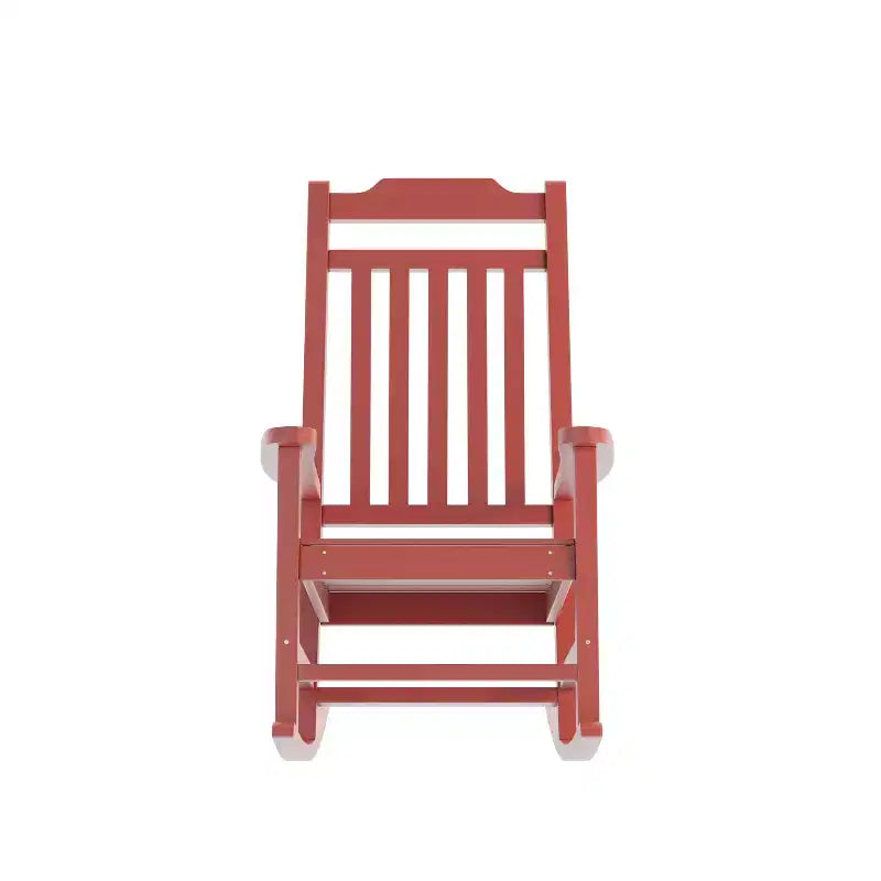 Merrick Lane Lot de 2 chaises à bascule en résine pour intérieur/extérieur