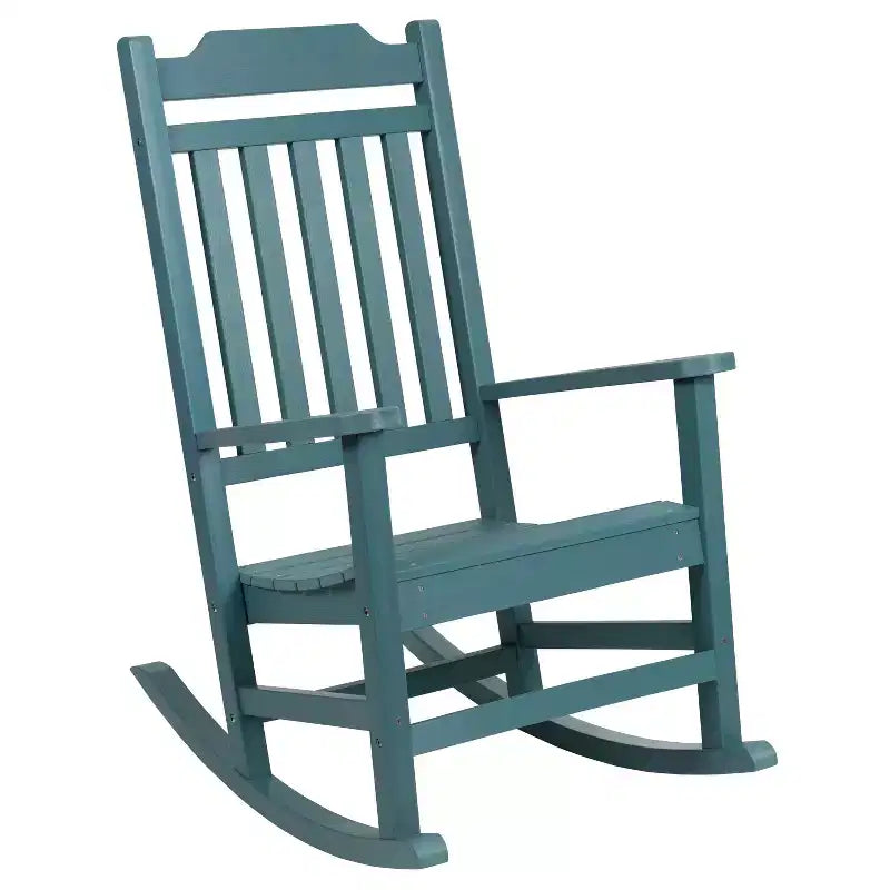 Merrick Lane Lot de 2 chaises à bascule en résine pour intérieur/extérieur
